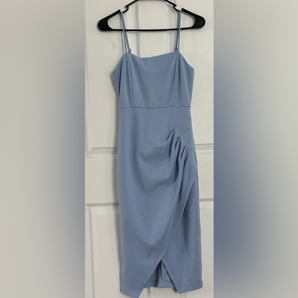 powder blue formal dress
